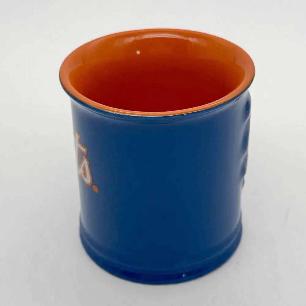 NEW YORK METS Blue Orange Coffee Cup Mug Ceramic Major League Baseball MLB Fans